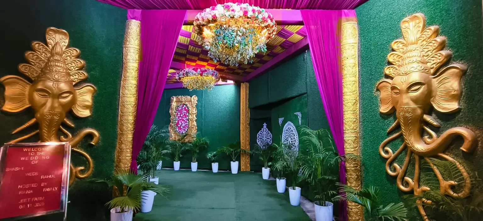 farmhouse wedding Delhi NCR